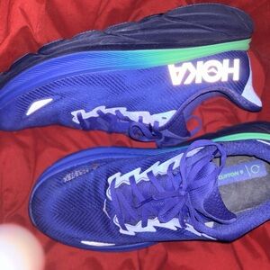 Hoka Mens Blue Gortex Athletic Shoes Clifton 9